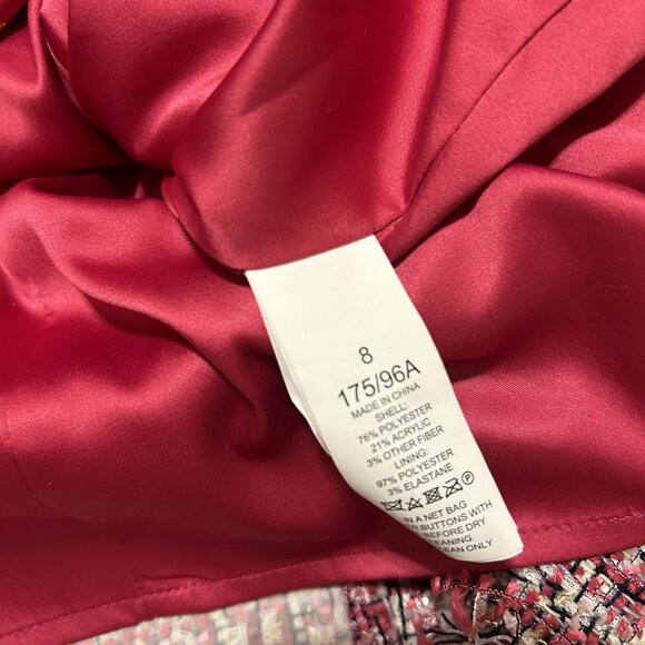 LIKE NEW Kate Spade Pink/Gold Tweed Dress - size 8 - Picture 4 of 8